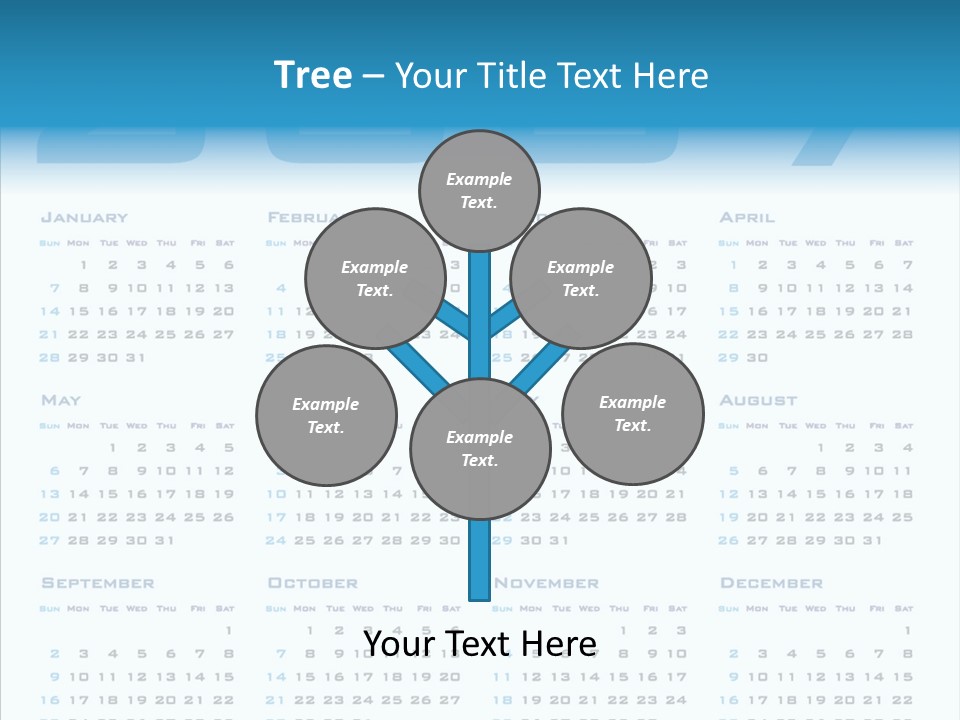 Planner December Calendar PowerPoint Template