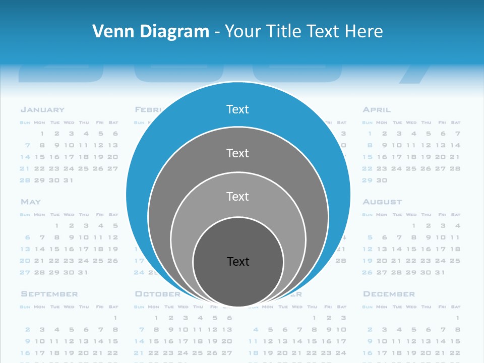 Planner December Calendar PowerPoint Template