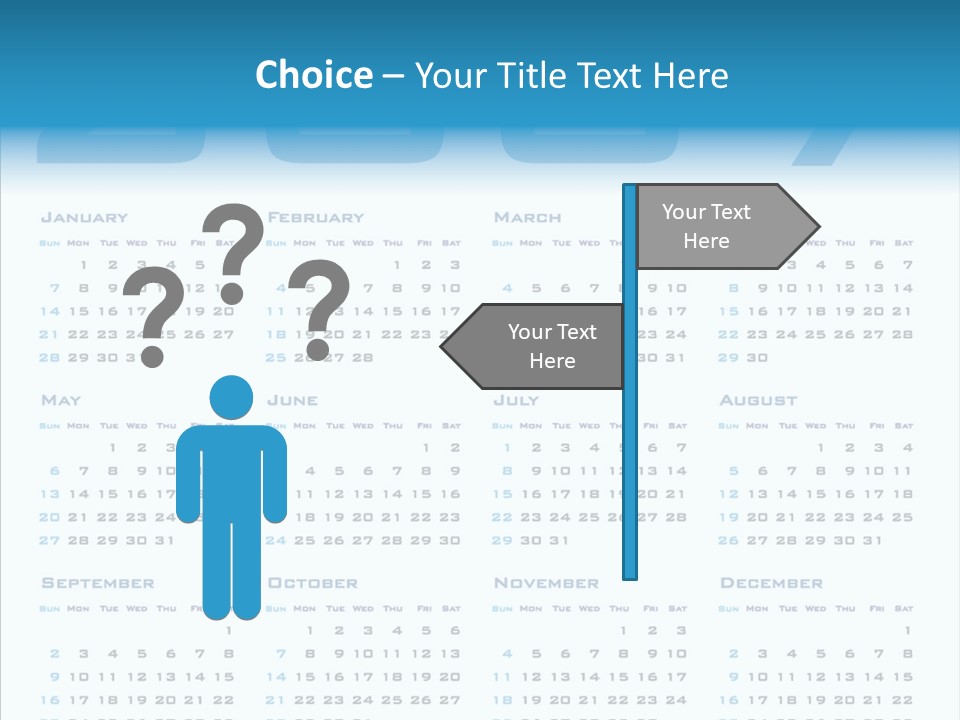 Planner December Calendar PowerPoint Template