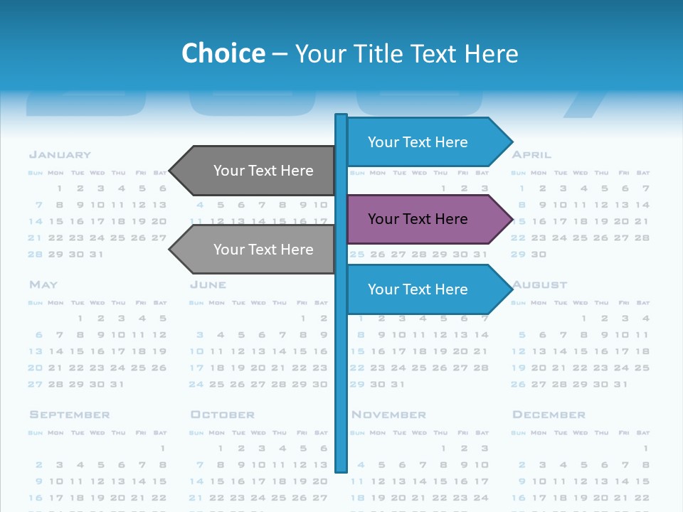 Planner December Calendar PowerPoint Template