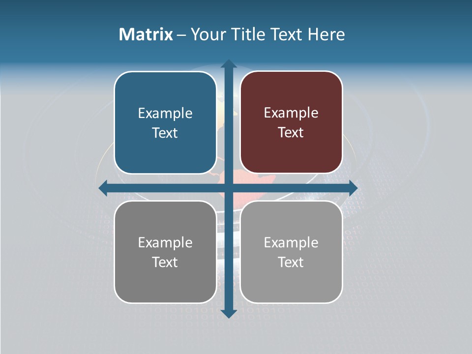 Reflect Glow Continent PowerPoint Template