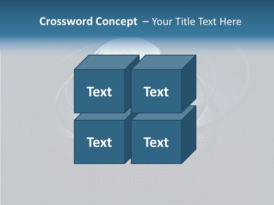 Reflect Glow Continent PowerPoint Template