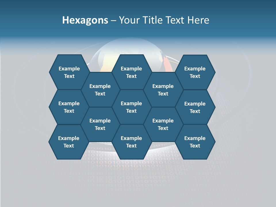 Reflect Glow Continent PowerPoint Template