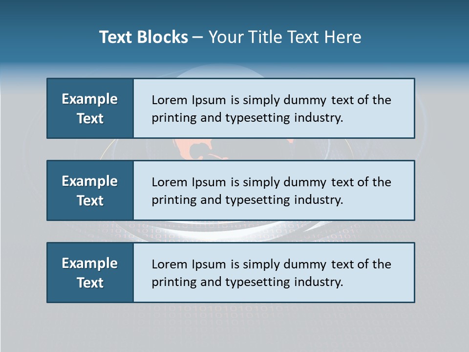 Reflect Glow Continent PowerPoint Template