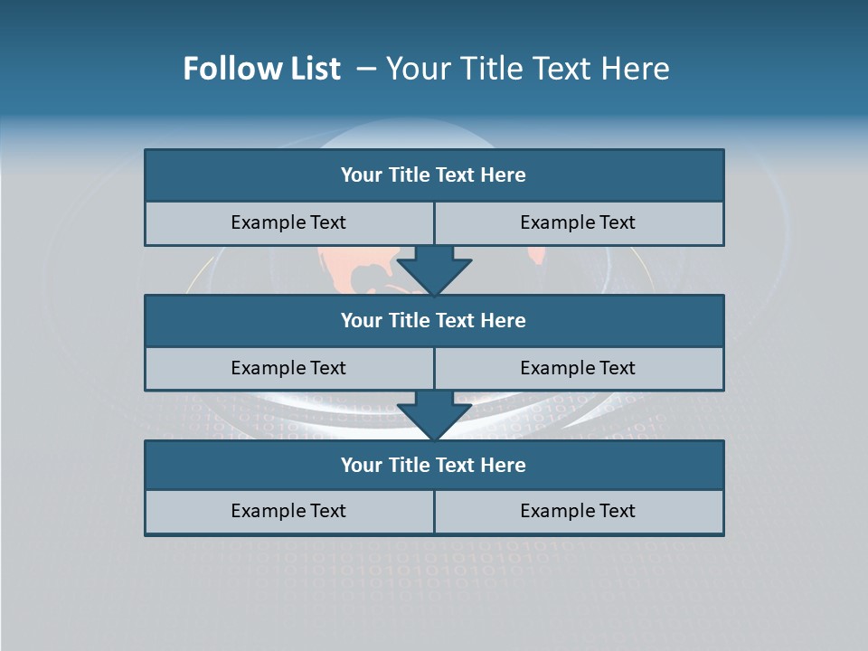 Reflect Glow Continent PowerPoint Template