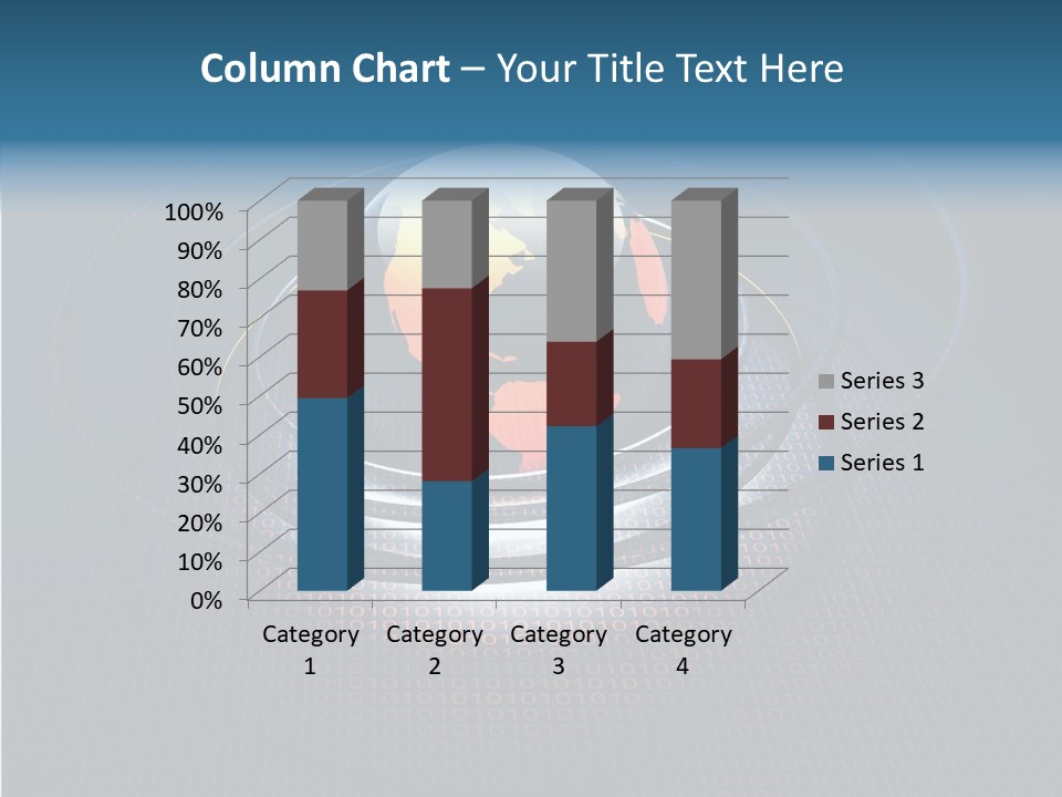 Reflect Glow Continent PowerPoint Template