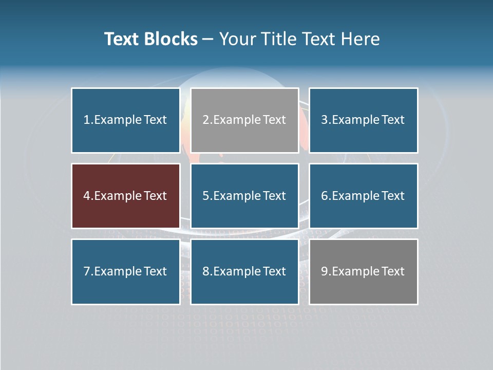 Reflect Glow Continent PowerPoint Template