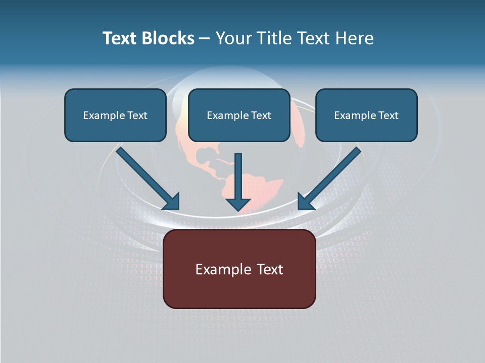 Reflect Glow Continent PowerPoint Template