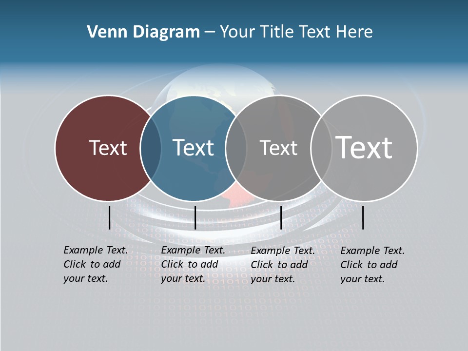 Reflect Glow Continent PowerPoint Template