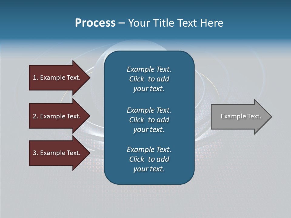 Reflect Glow Continent PowerPoint Template