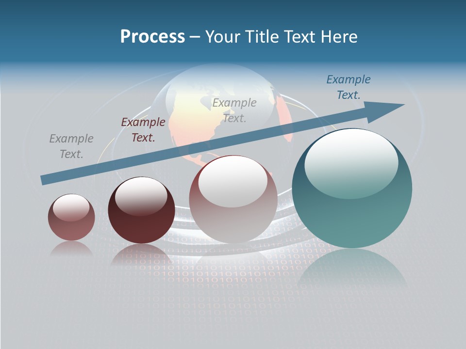 Reflect Glow Continent PowerPoint Template