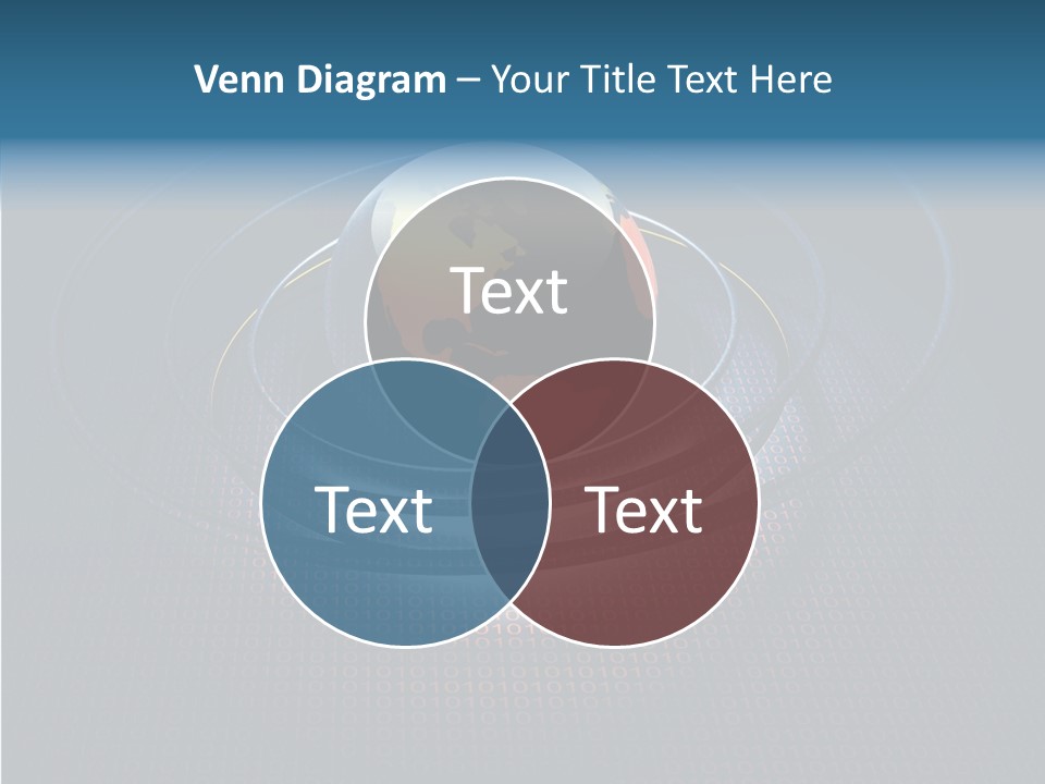 Reflect Glow Continent PowerPoint Template