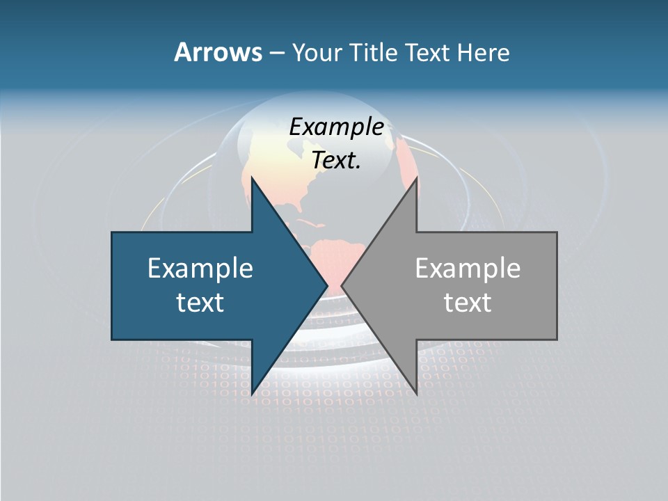 Reflect Glow Continent PowerPoint Template