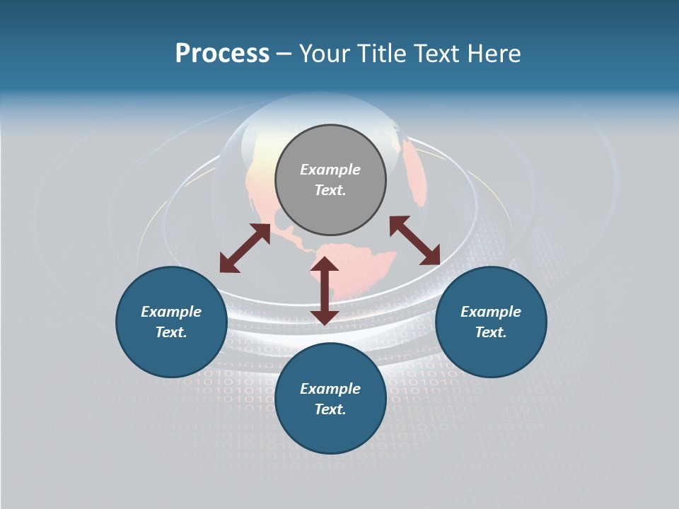 Reflect Glow Continent PowerPoint Template