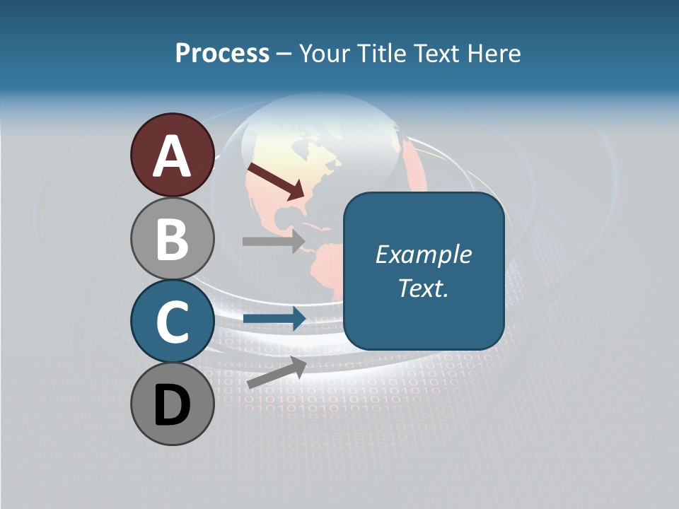 Reflect Glow Continent PowerPoint Template