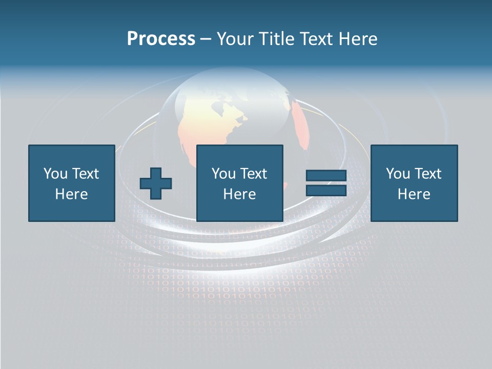 Reflect Glow Continent PowerPoint Template