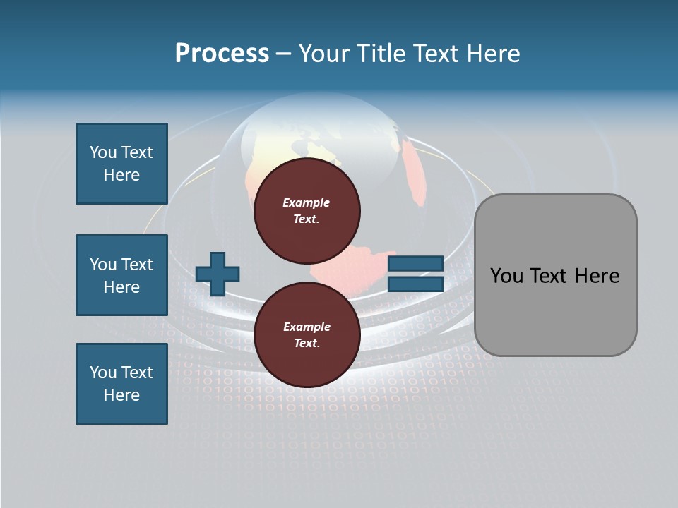 Reflect Glow Continent PowerPoint Template
