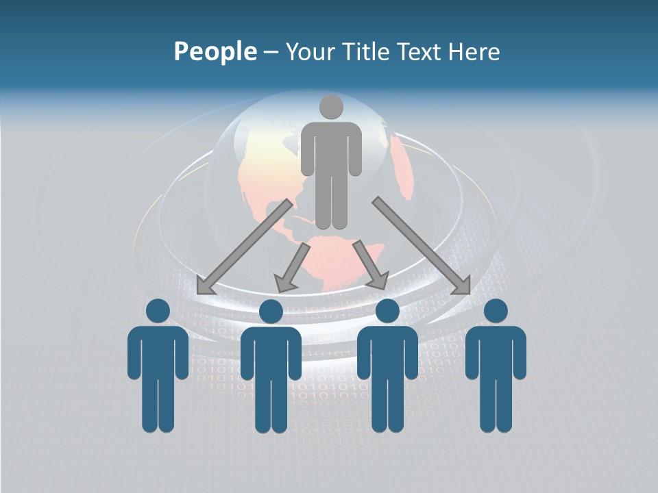 Reflect Glow Continent PowerPoint Template