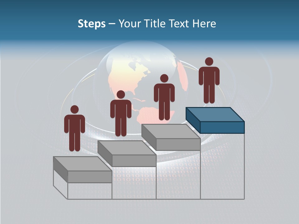 Reflect Glow Continent PowerPoint Template