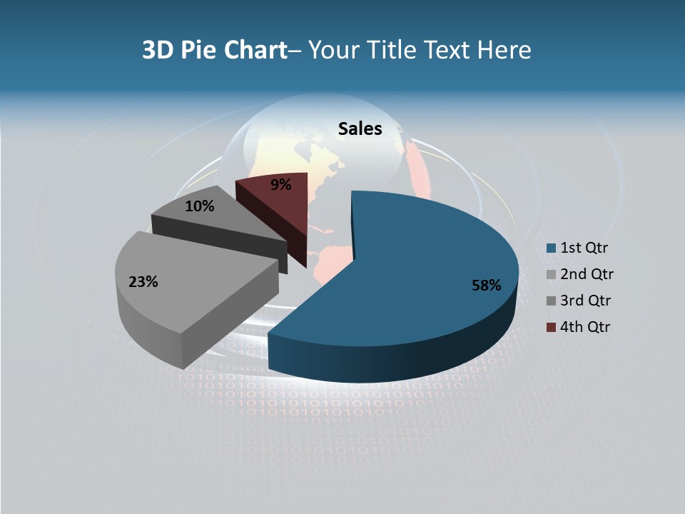 Reflect Glow Continent PowerPoint Template