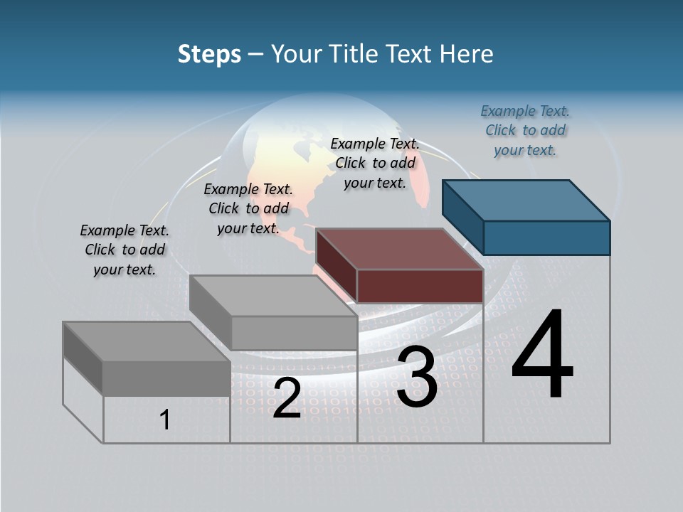 Reflect Glow Continent PowerPoint Template