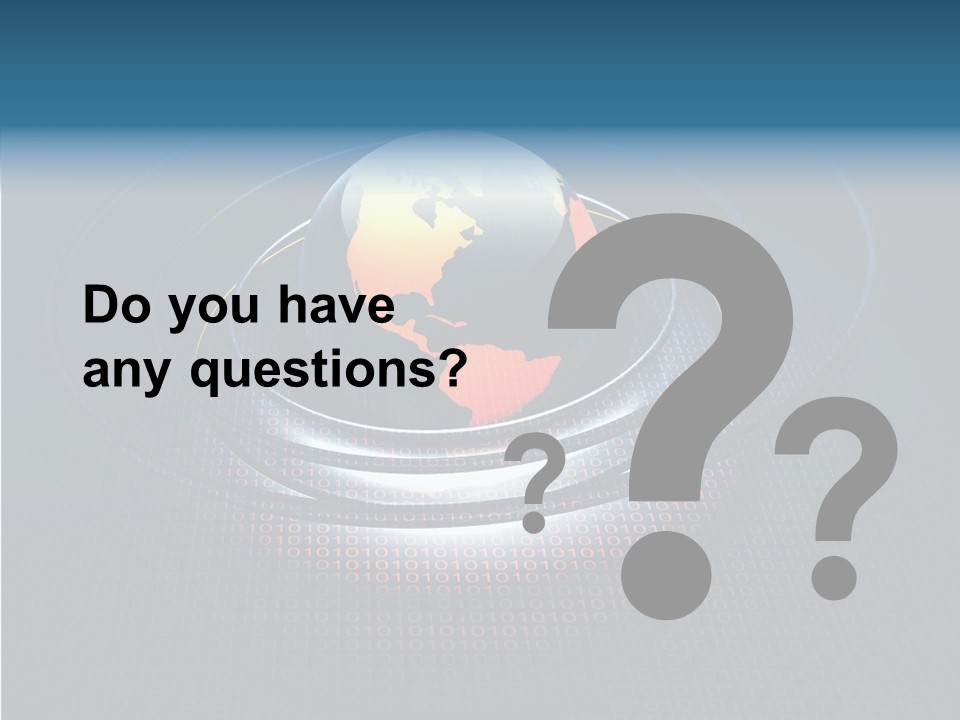 Reflect Glow Continent PowerPoint Template