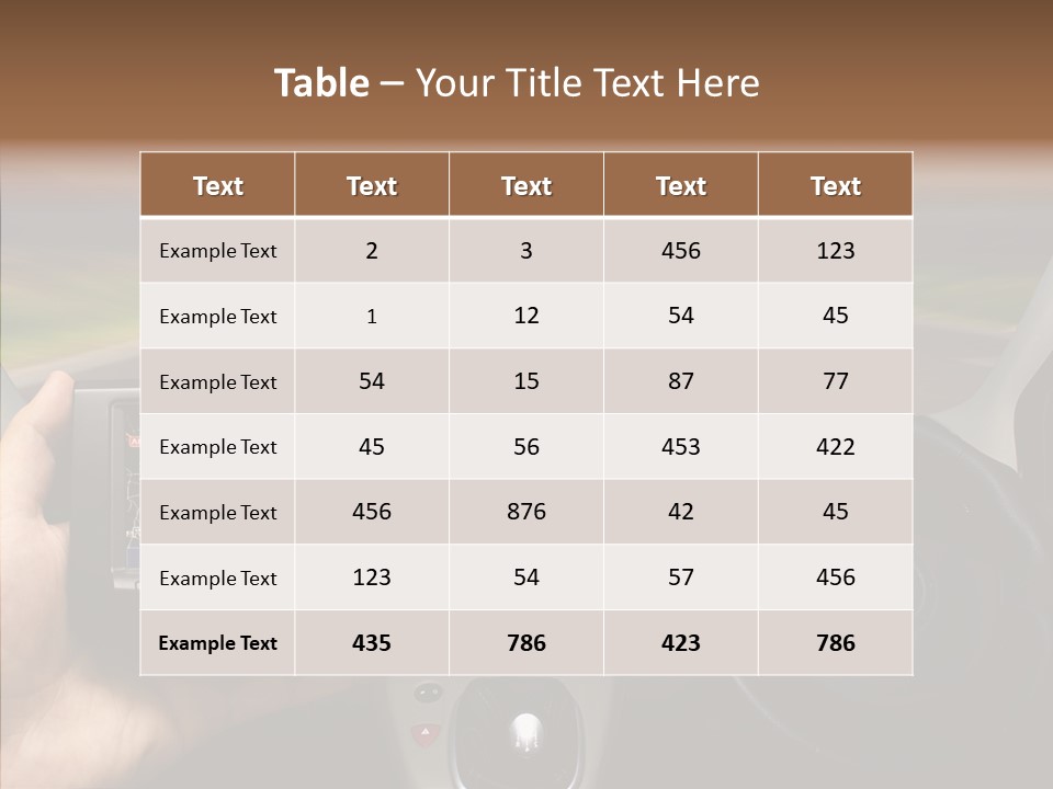 Player Directions Changer PowerPoint Template