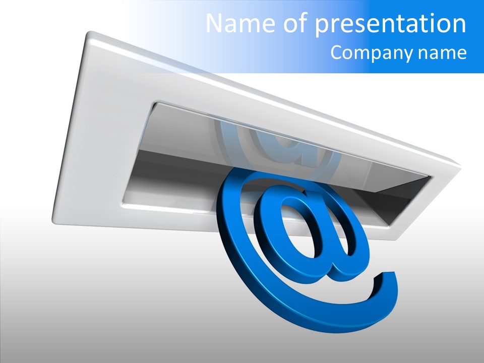 Rendering Spam Letterbox PowerPoint Template