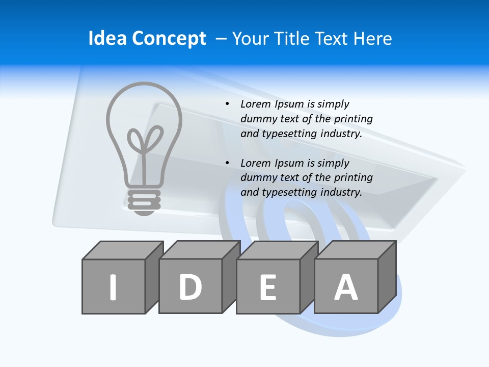 Rendering Spam Letterbox PowerPoint Template