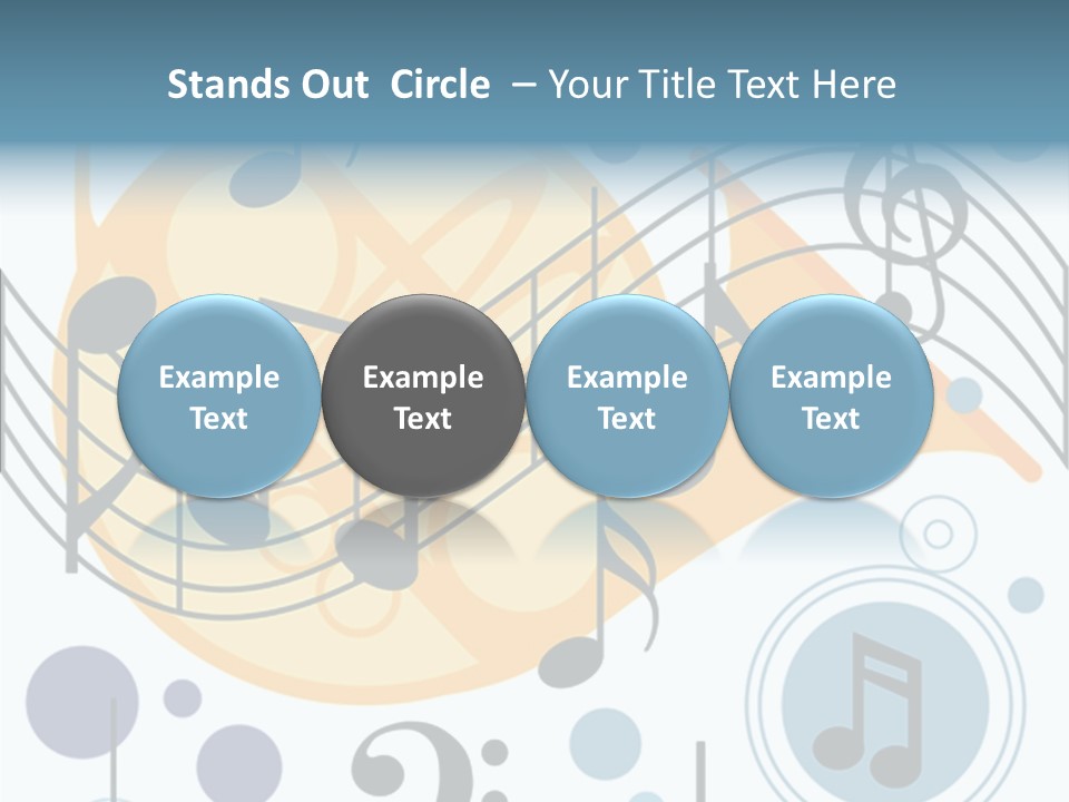 Exalt Rock Card PowerPoint Template