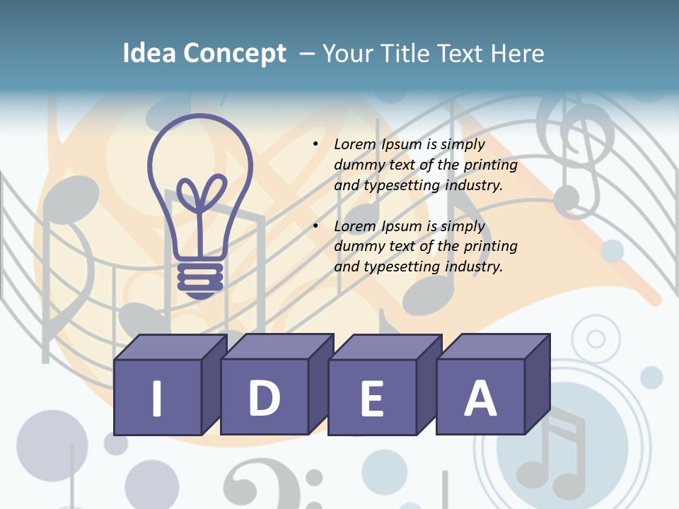 Exalt Rock Card PowerPoint Template