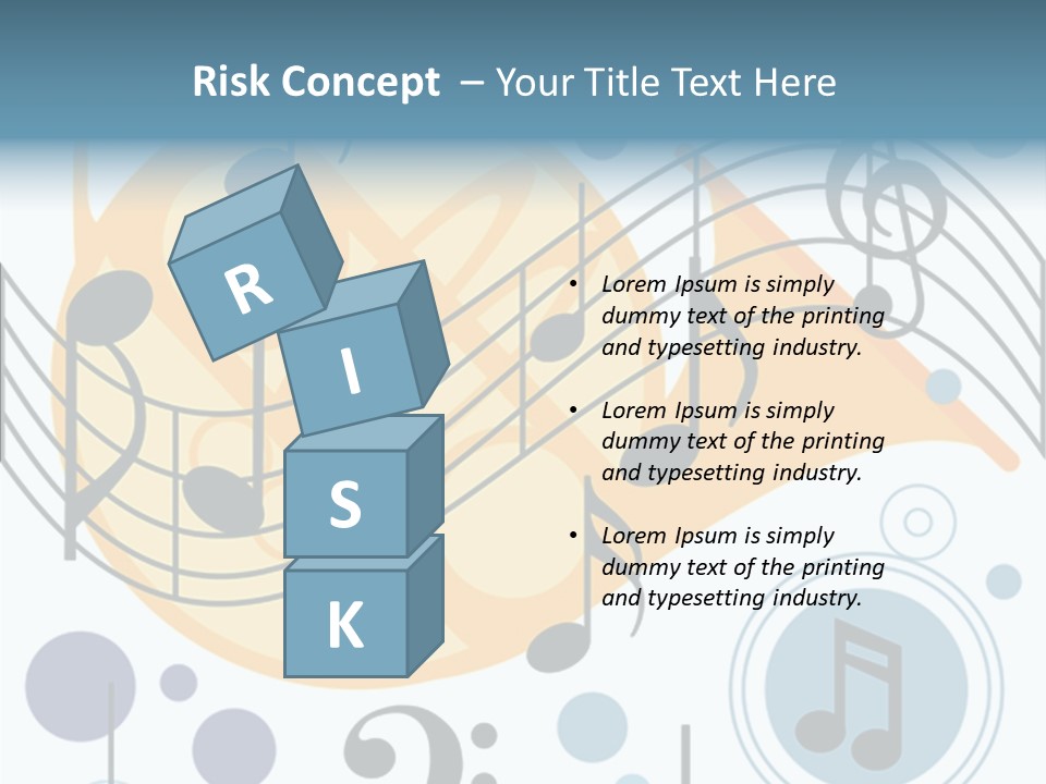 Exalt Rock Card PowerPoint Template