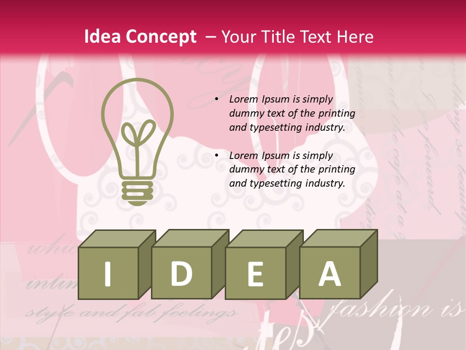 Create Classy Apparel PowerPoint Template