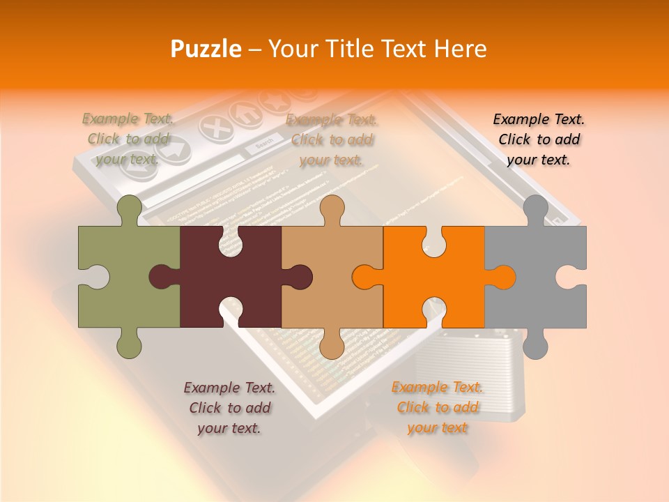 Protect Pad-Lock Afe PowerPoint Template