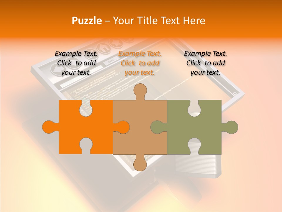 Protect Pad-Lock Afe PowerPoint Template