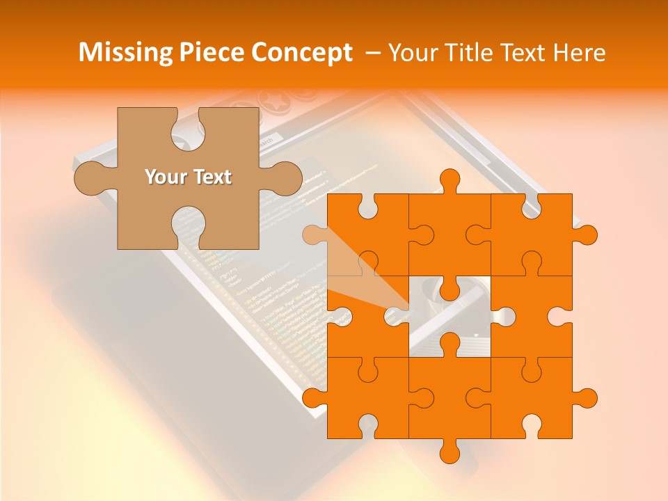 Protect Pad-Lock Afe PowerPoint Template