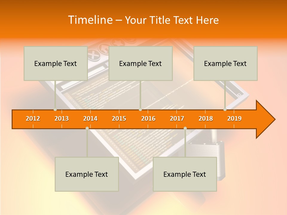 Protect Pad-Lock Afe PowerPoint Template