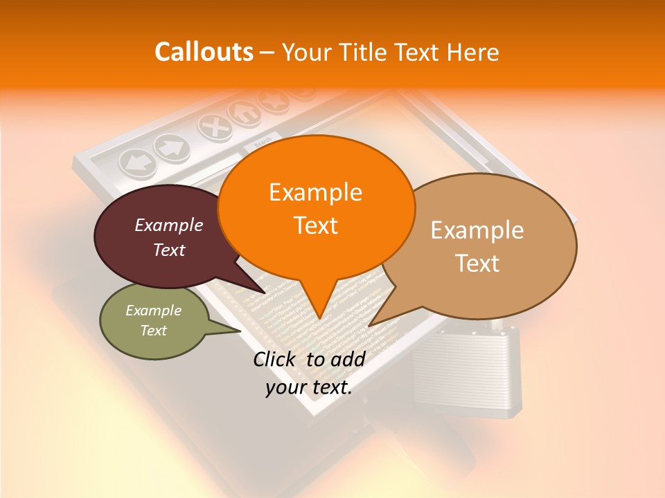 Protect Pad-Lock Afe PowerPoint Template