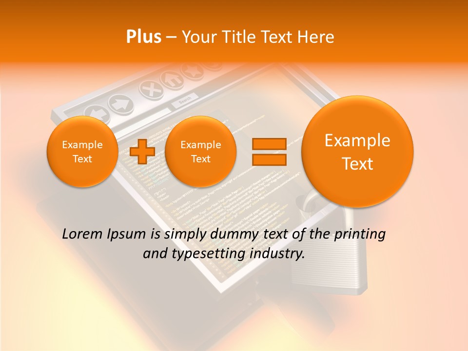 Protect Pad-Lock Afe PowerPoint Template