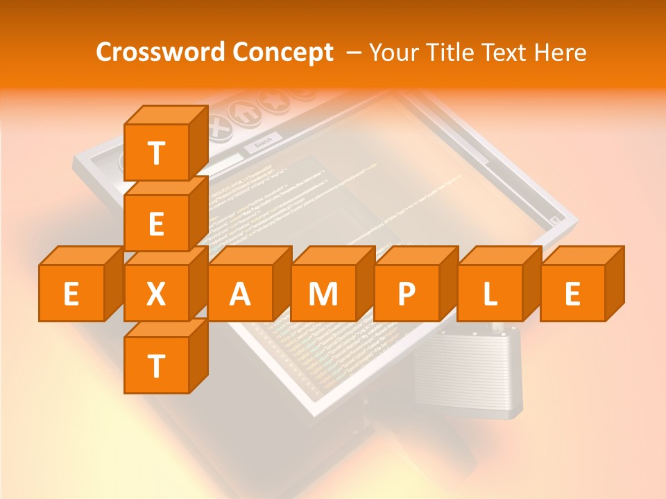 Protect Pad-Lock Afe PowerPoint Template