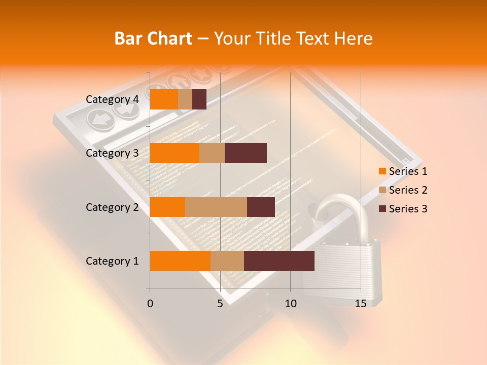 Protect Pad-Lock Afe PowerPoint Template