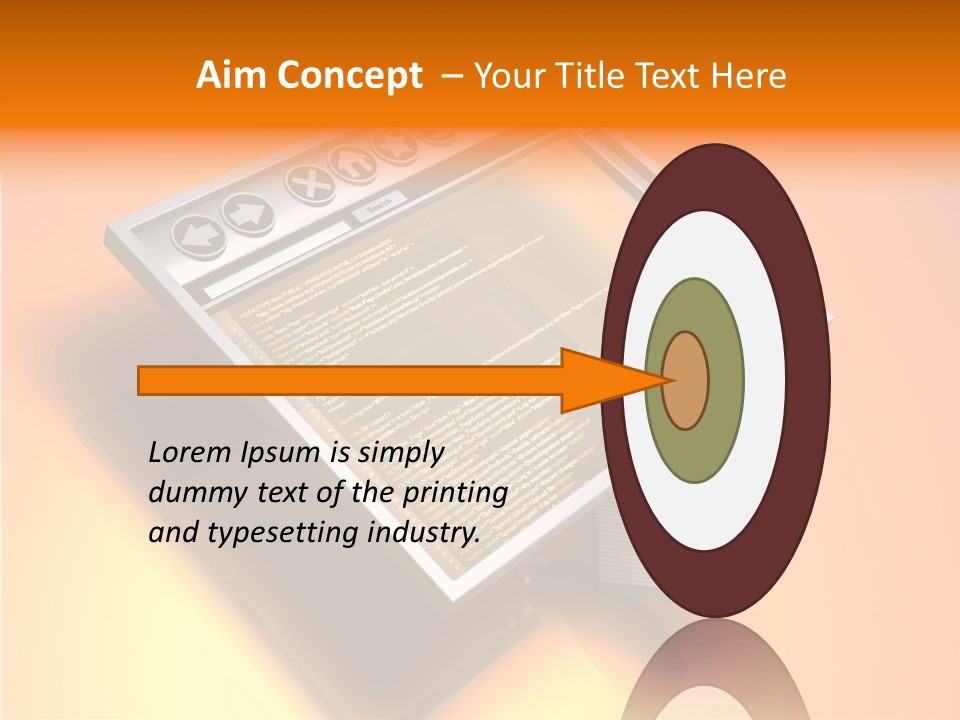 Protect Pad-Lock Afe PowerPoint Template