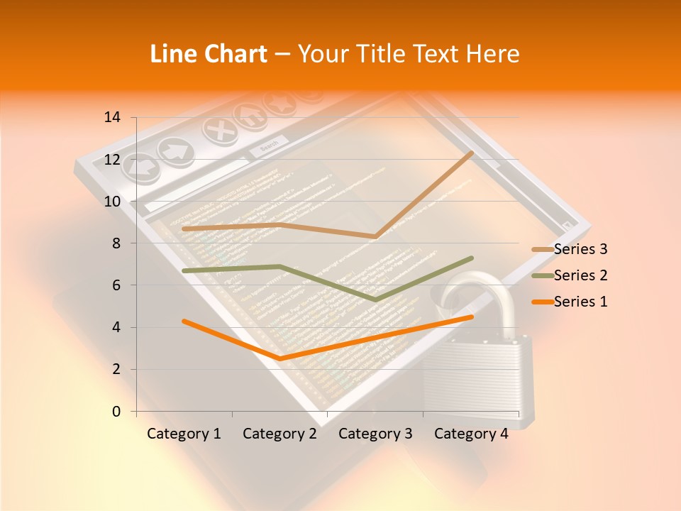 Protect Pad-Lock Afe PowerPoint Template