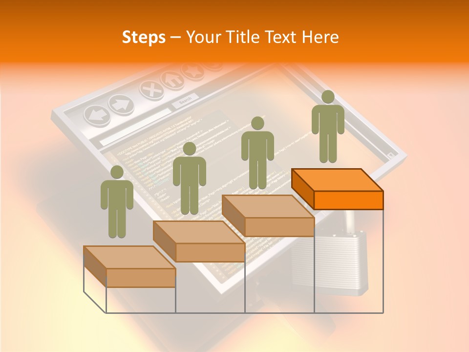 Protect Pad-Lock Afe PowerPoint Template