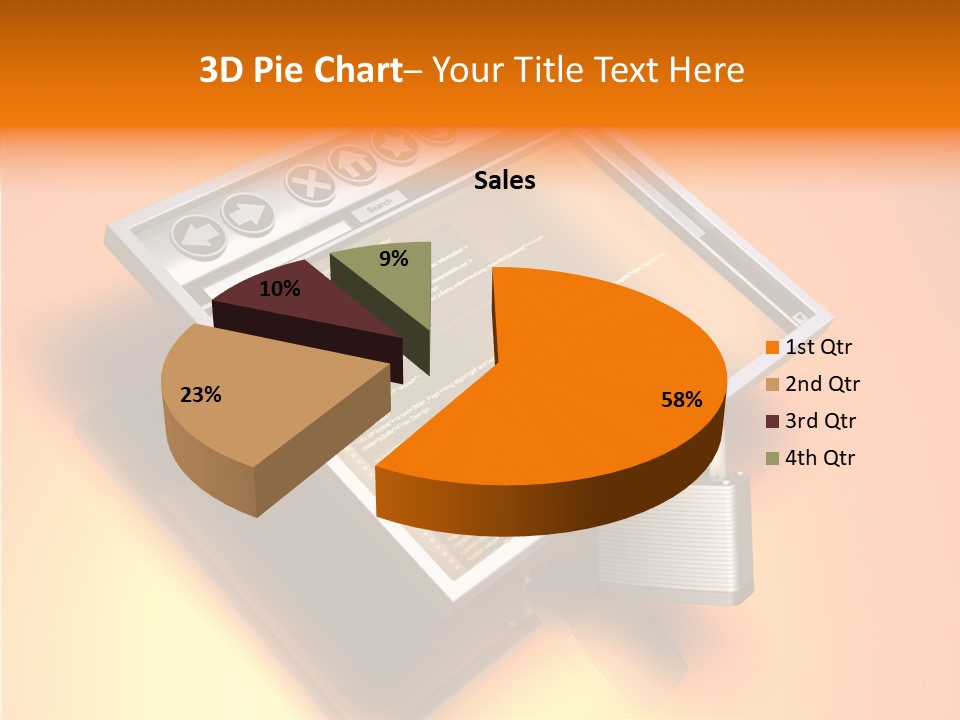Protect Pad-Lock Afe PowerPoint Template