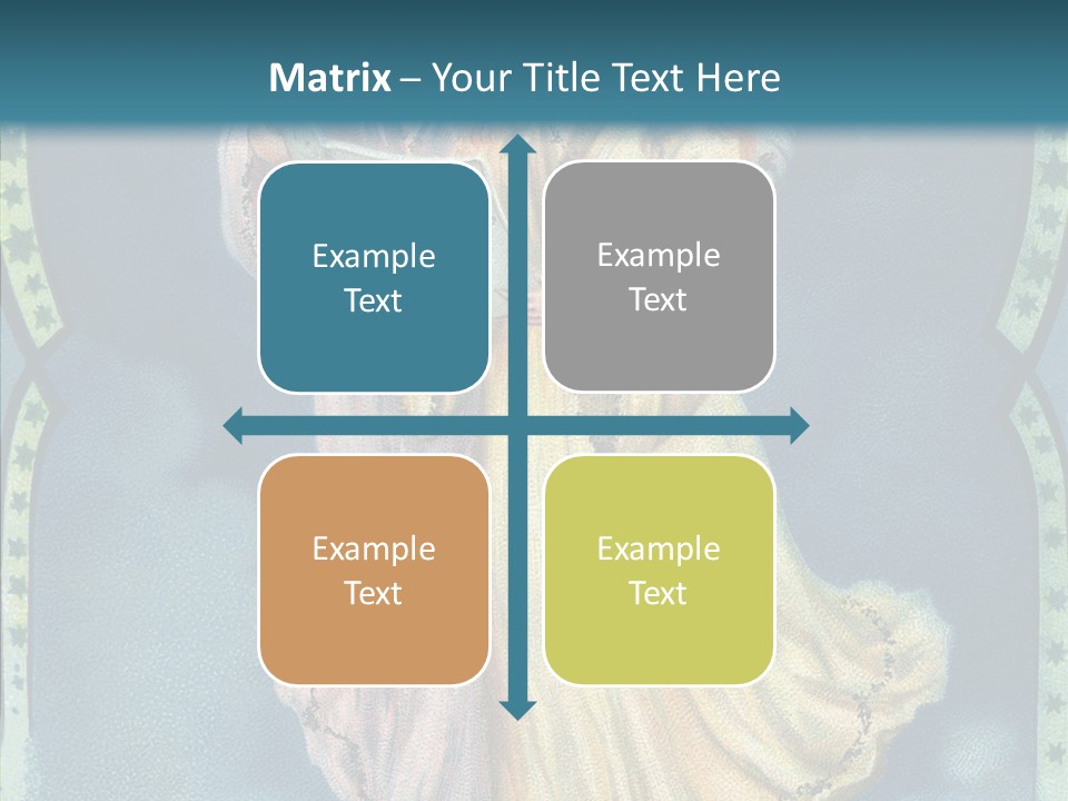 Greeting Carol Flying PowerPoint Template