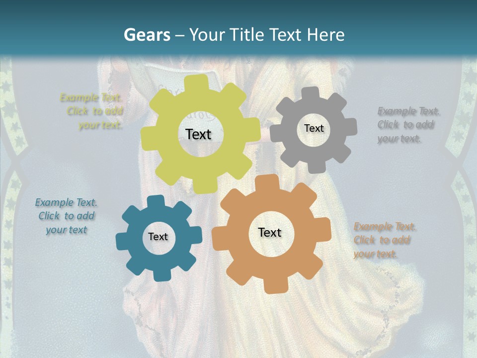 Greeting Carol Flying PowerPoint Template