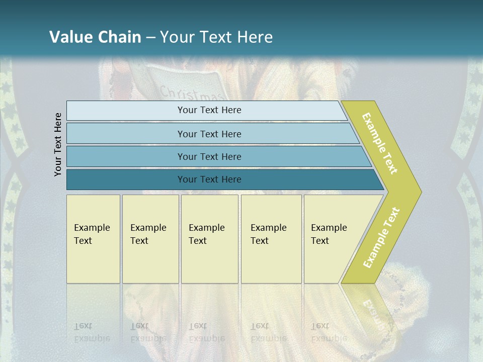 Greeting Carol Flying PowerPoint Template