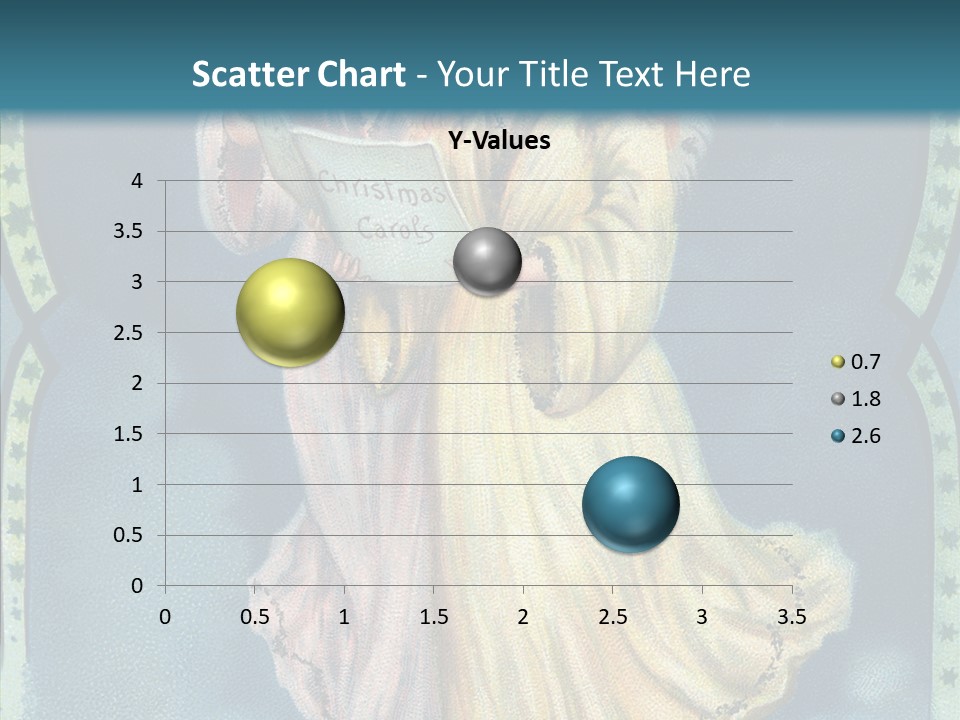 Greeting Carol Flying PowerPoint Template