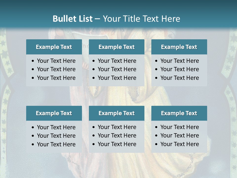 Greeting Carol Flying PowerPoint Template